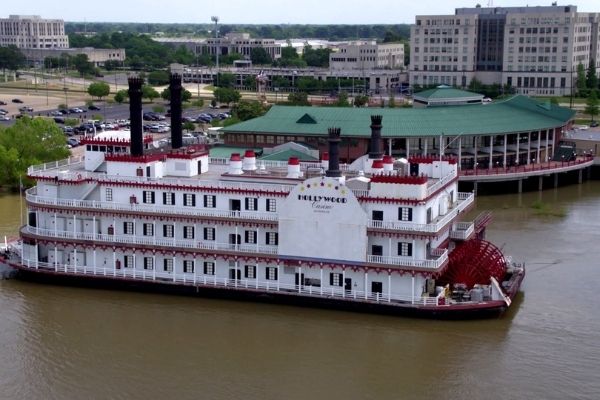 Louisiana's Hollywood Casino breaks ground on project to move riverboat inland
