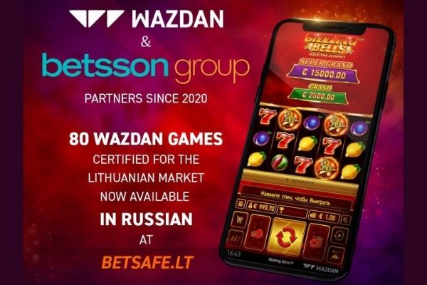 Wazdan and Betsson Further Expand Their Reach in the Baltic Region
